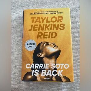 Carrie Soto Is Back by Taylor Jenkins Reid - Signed Copy (hardcover)